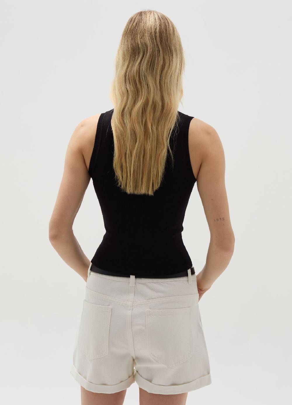 Ovs Tank top in crêpe tinta unita Outlet