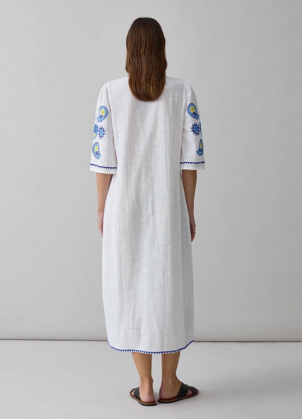 Ovs Caftano lungo copri costume ricami paisley Offerte