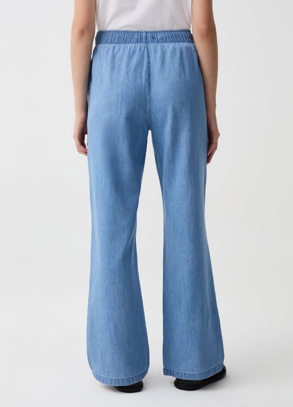 Ovs Joggers wide leg effetto denim Nuova