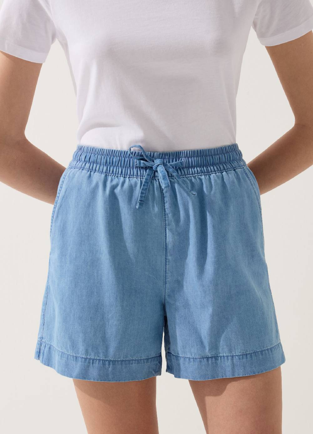 Ovs Shorts fluido effetto denim con coulisse Italia