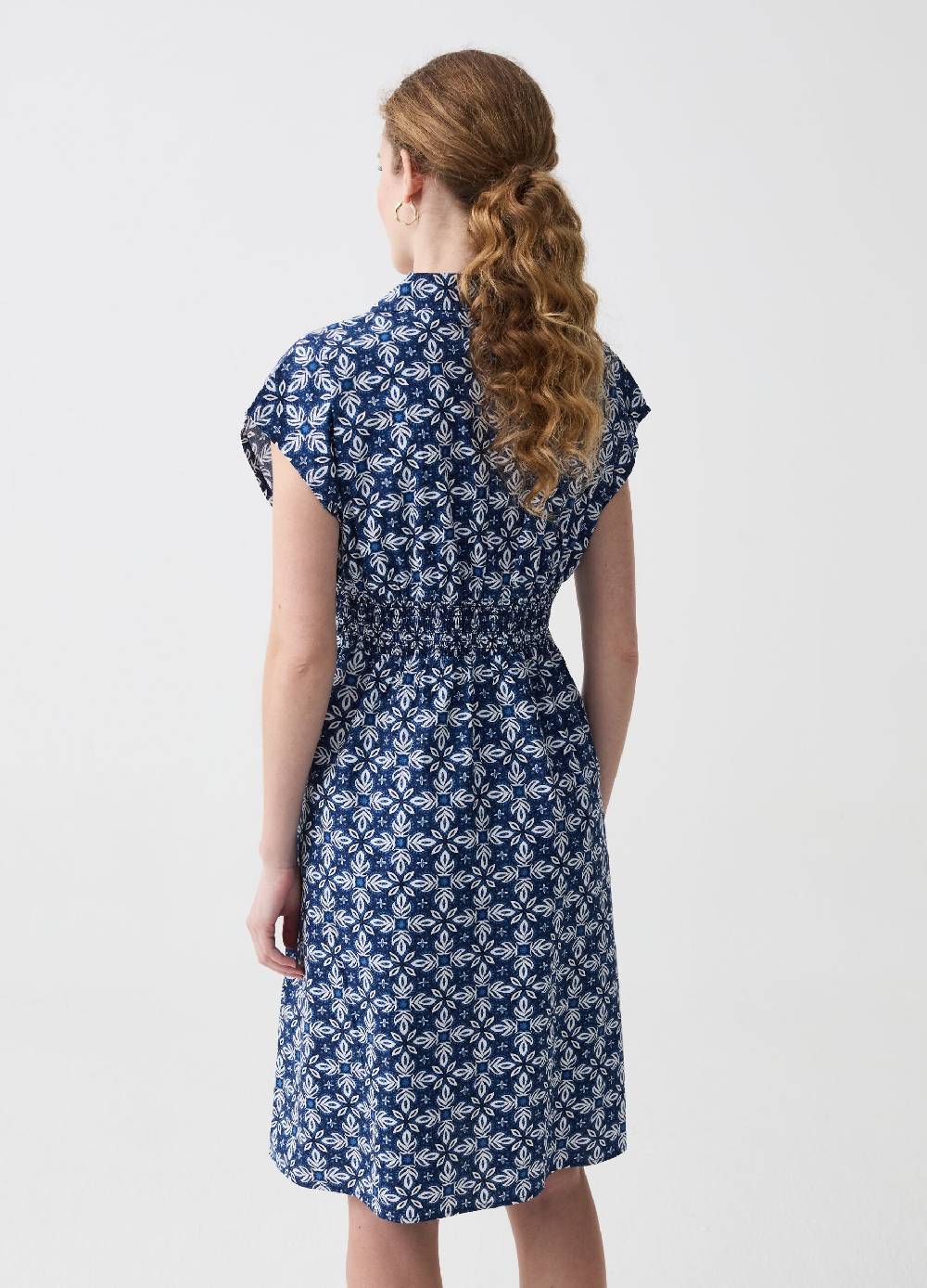 Ovs Vestito midi scollo a V con colletto Vendita