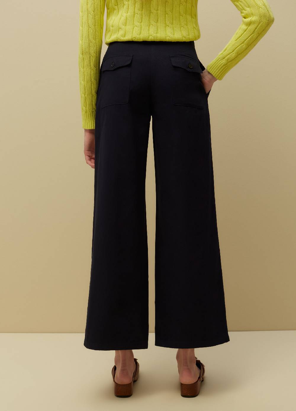 Ovs Pantaloni wide leg con pinces Sottocosto