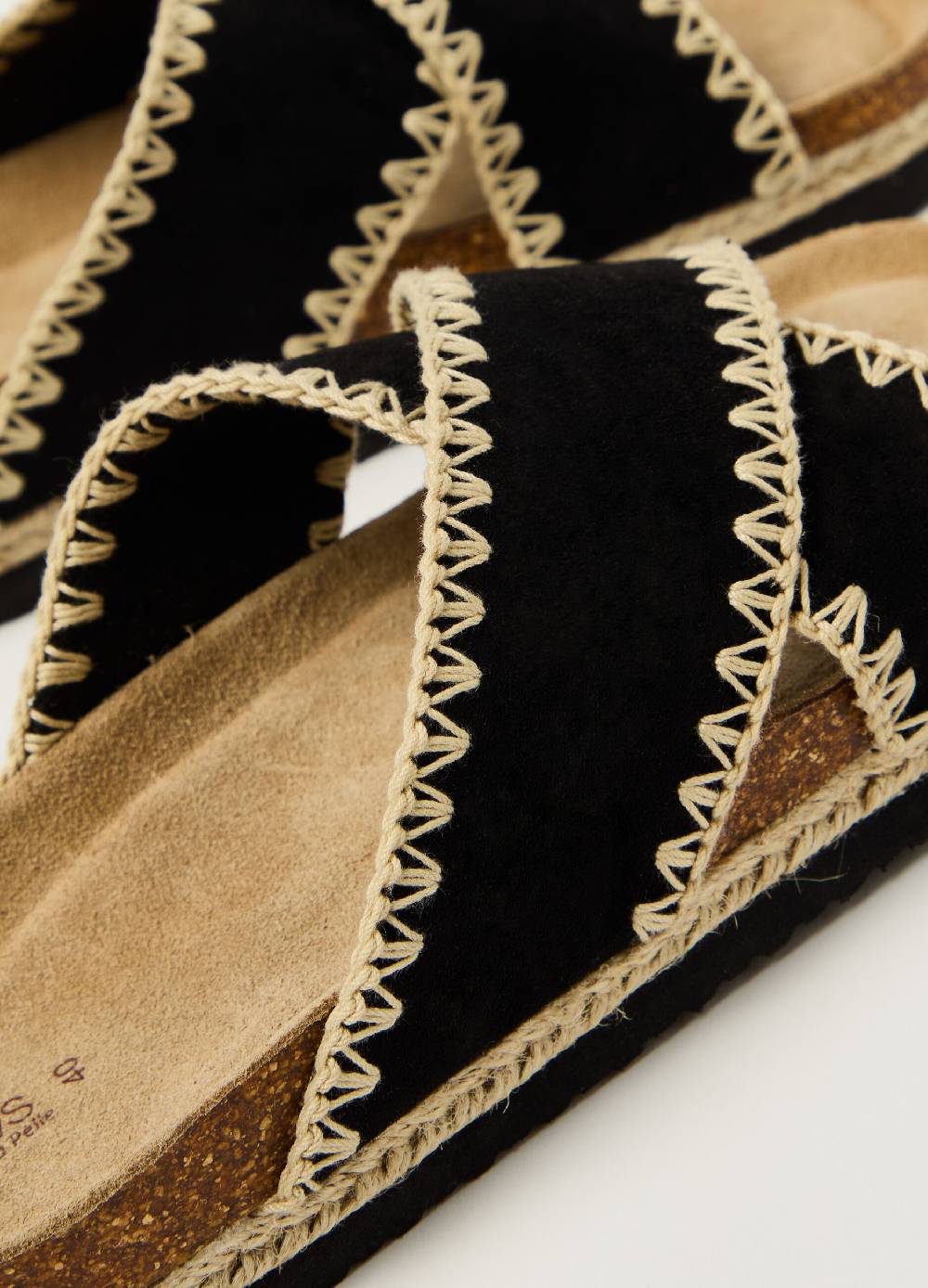 Ovs Ciabatte a fascia in suede Presa