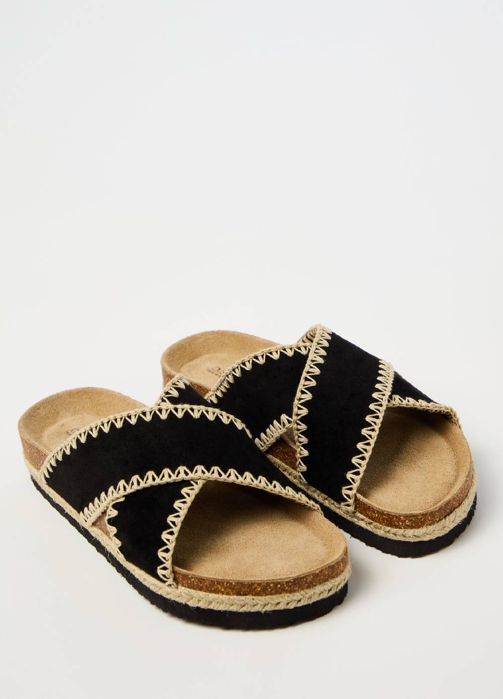 Ovs Ciabatte a fascia in suede Presa