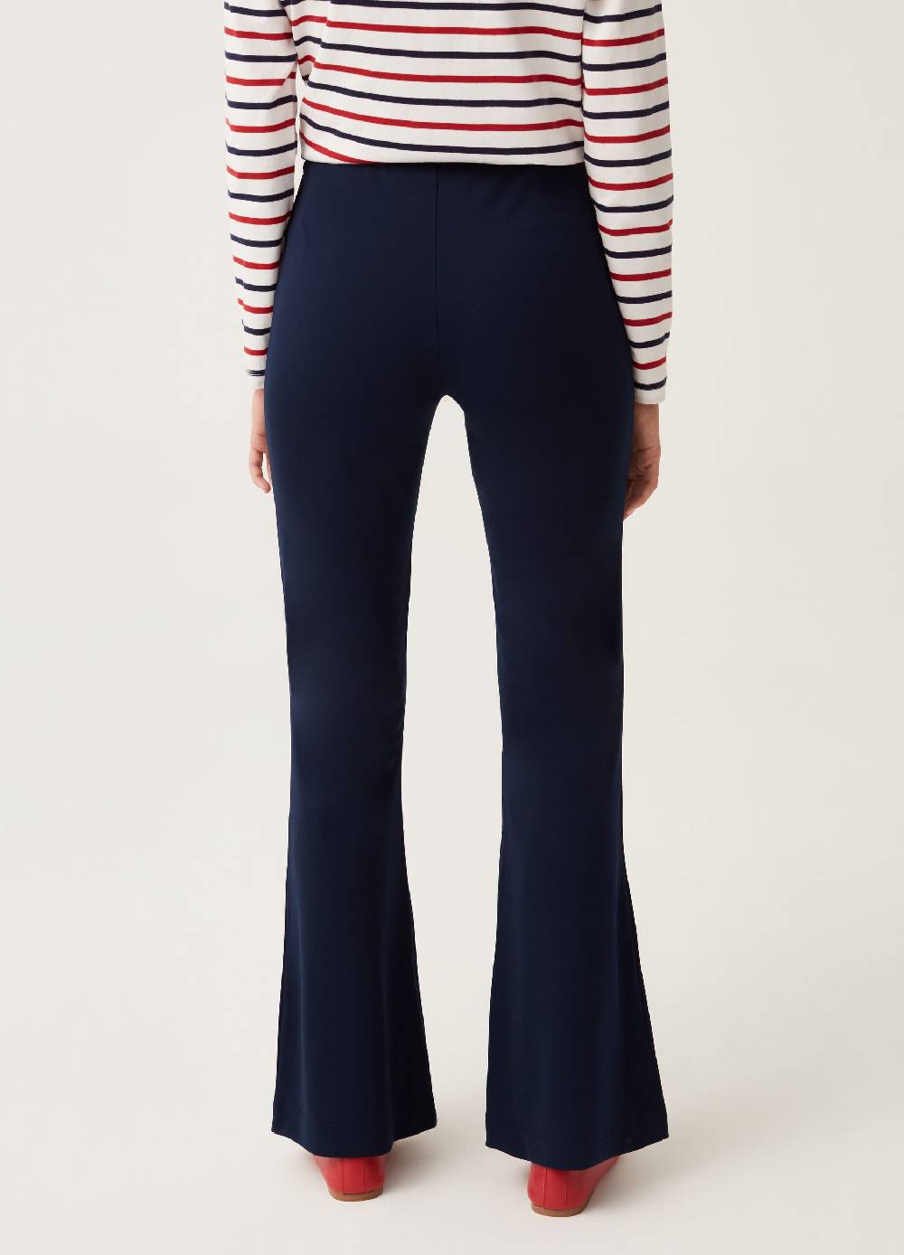 Ovs Pantaloni flare fit tinta unita Hotsell