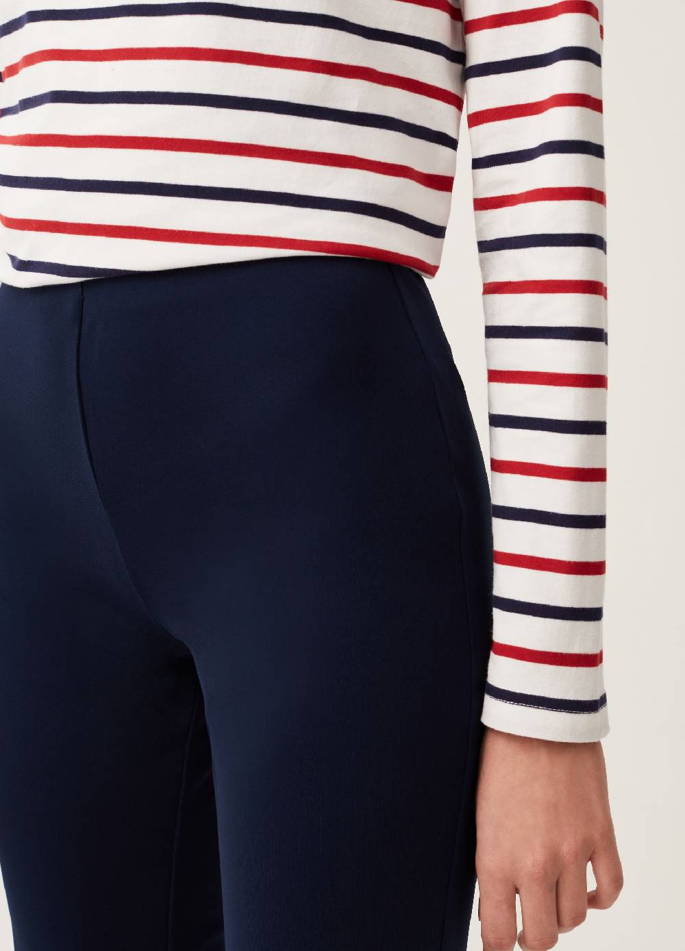Ovs Pantaloni flare fit tinta unita Hotsell