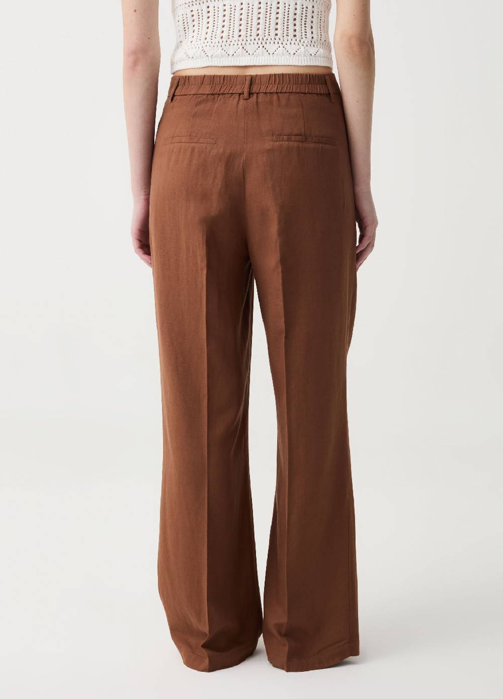 Ovs Pantalone wide leg con pinces In Saldo