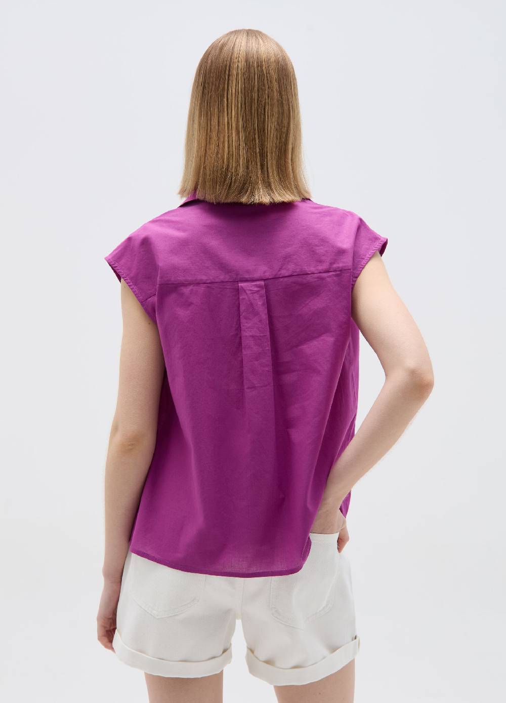 Ovs Blusa smanicata con scollo a polo 2025