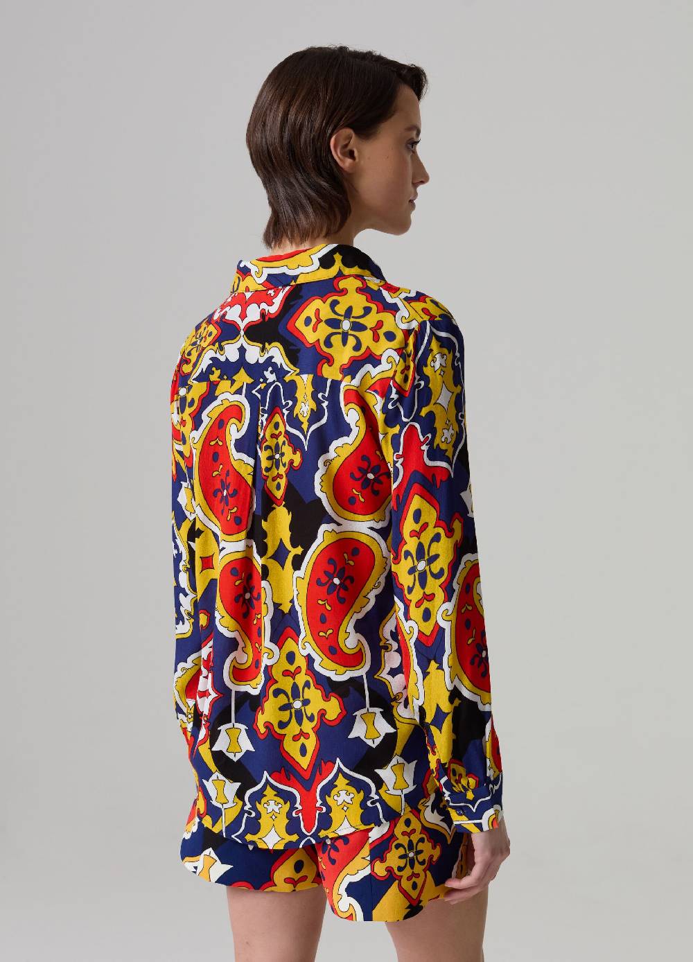 Ovs Camicia in crêpe con stampa all-over Qualità Garantita