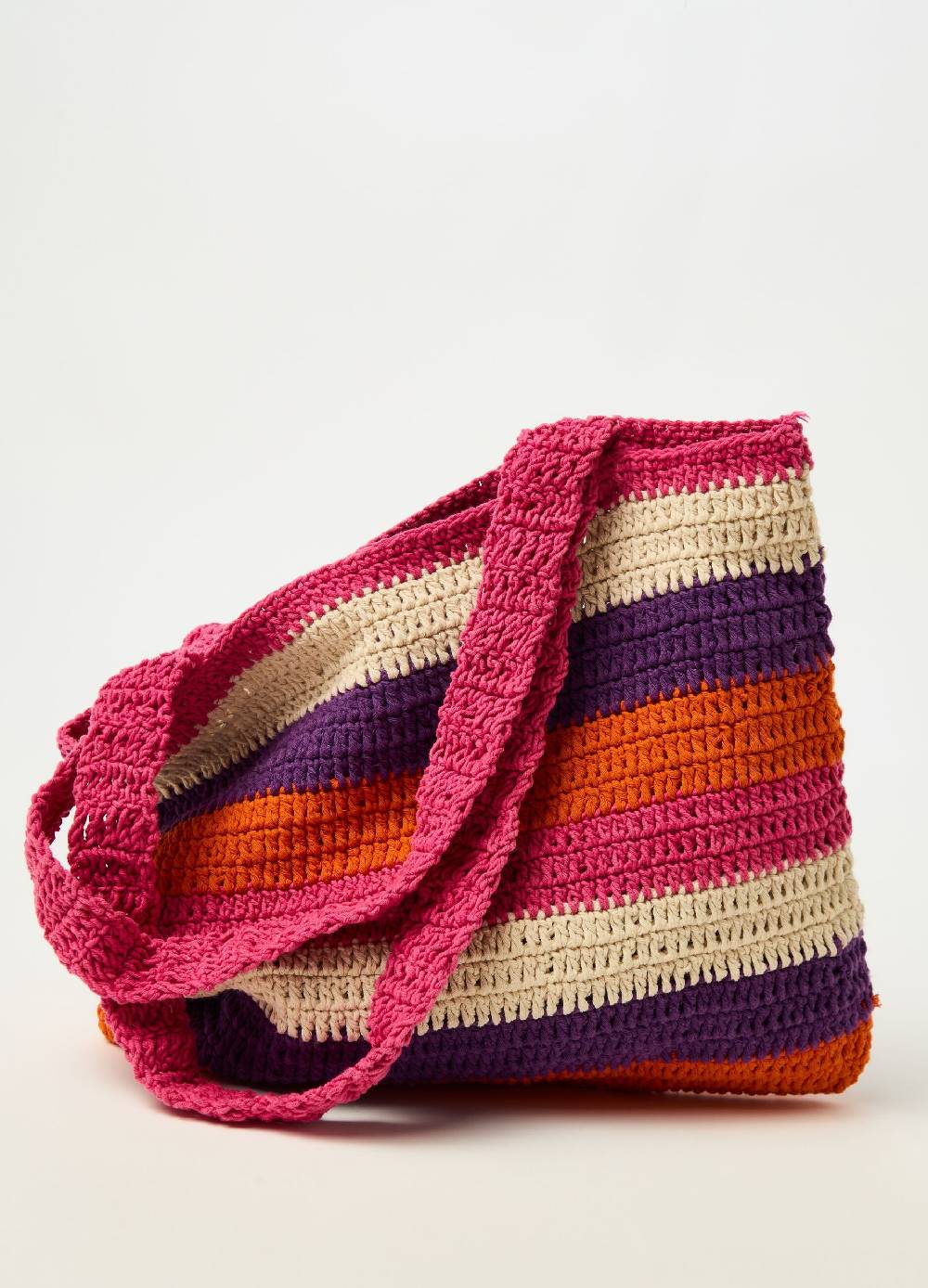 Ovs Borsa con lavorazione crochet a righe Fino Al -60%