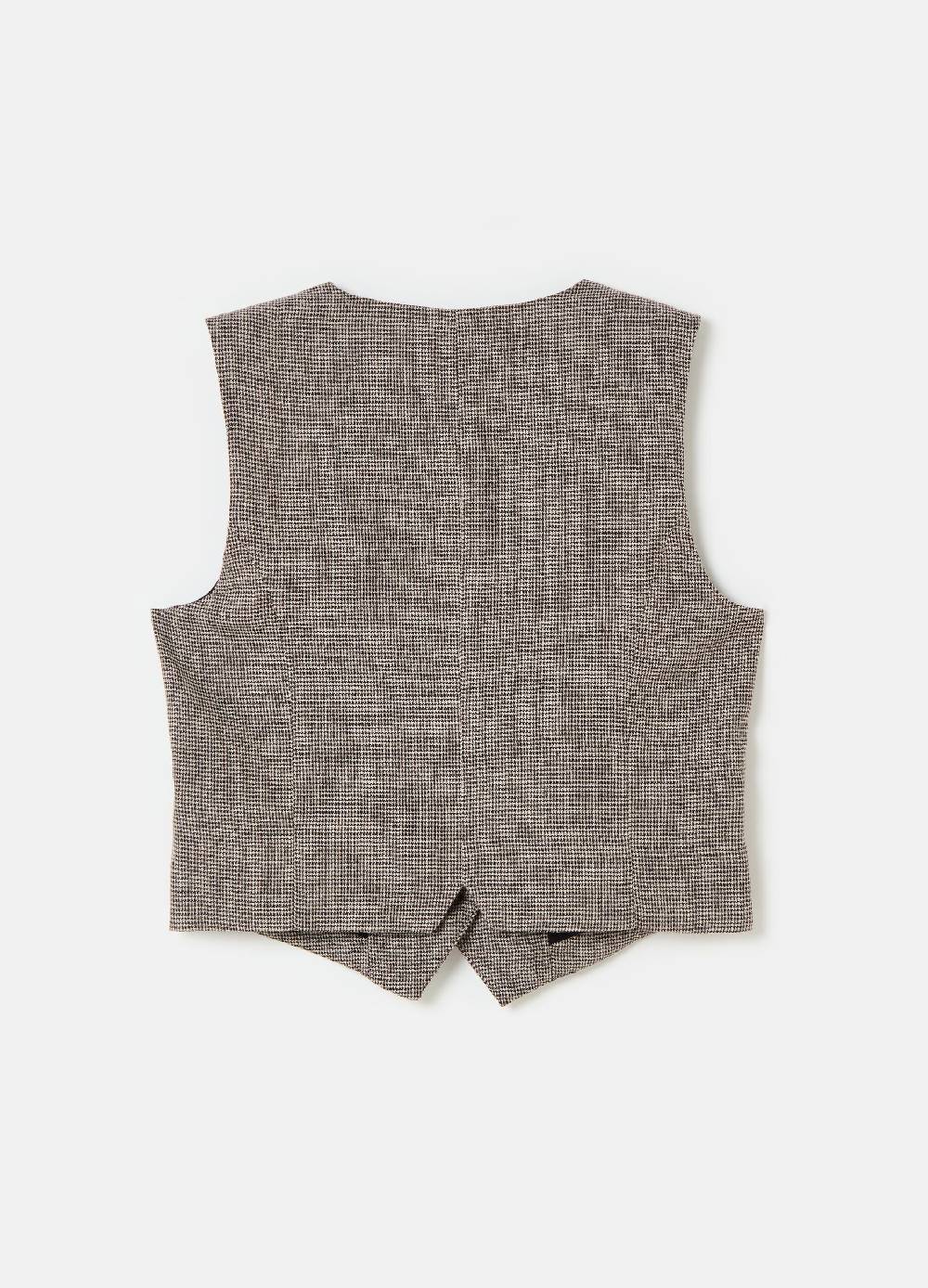 Ovs Gilet sartoriale in lino e viscosa Sottocosto