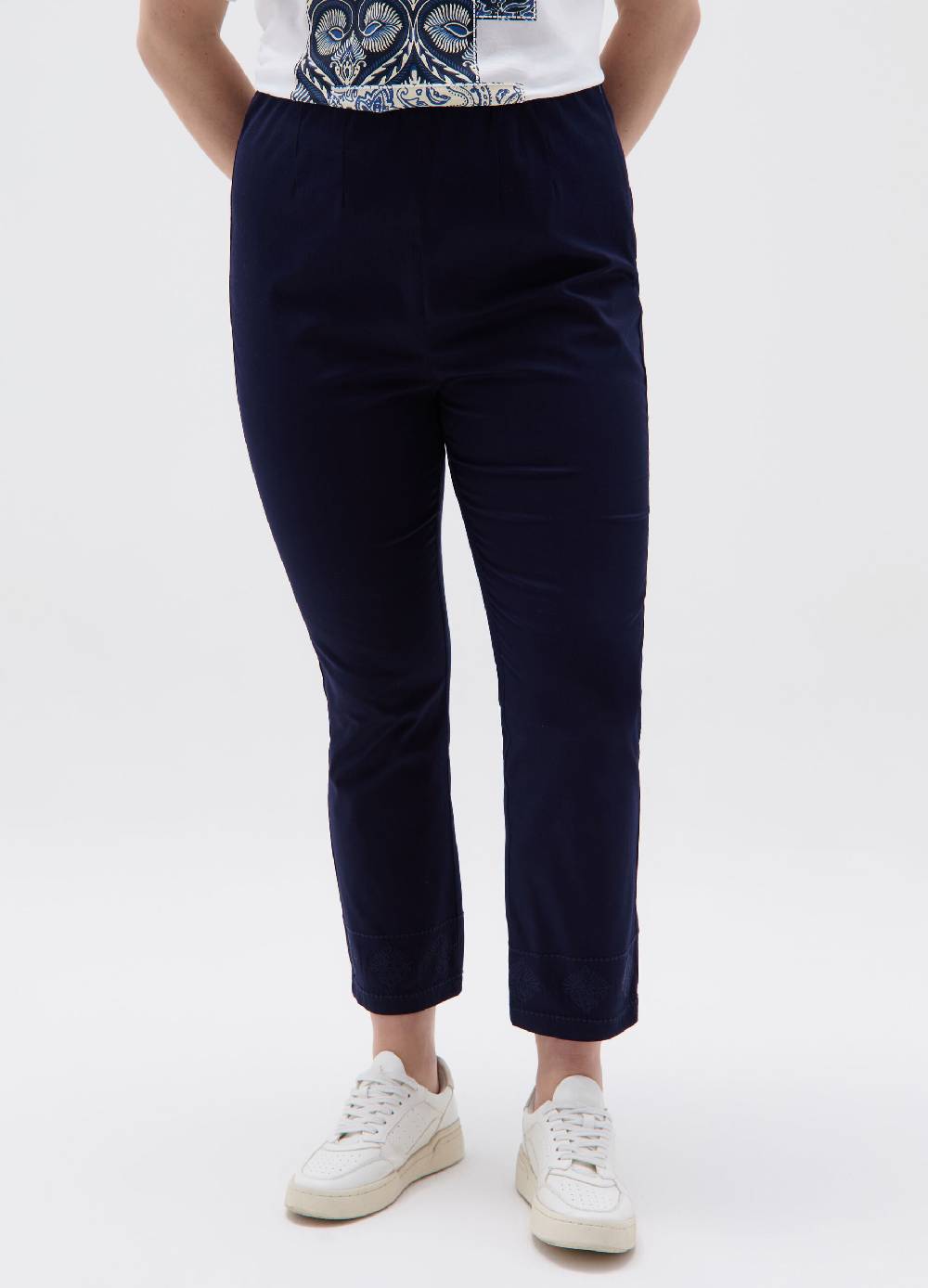 Ovs Pantalone a sigaretta con sangallo Curvy 2025