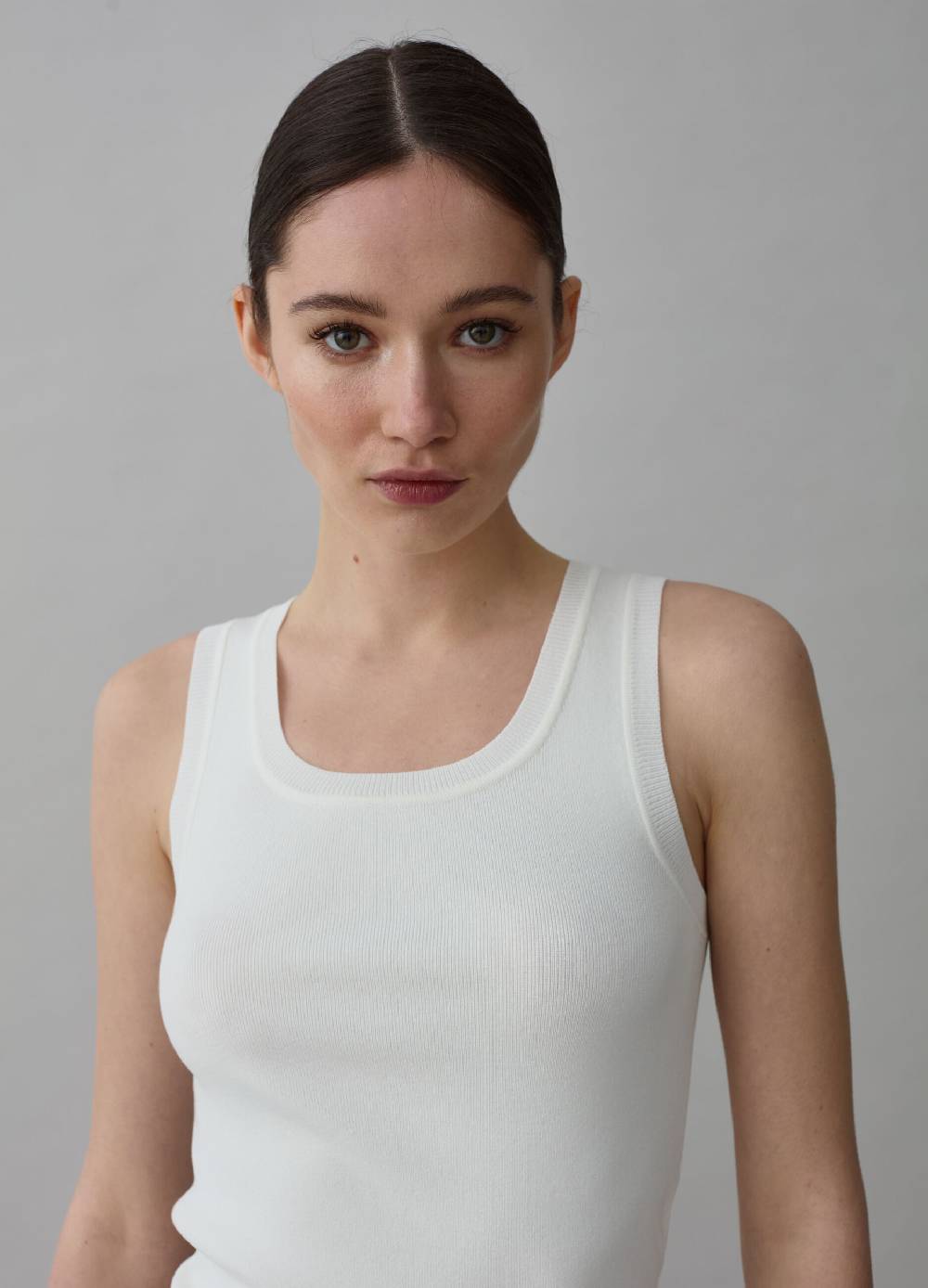 Ovs Tank top a costine con scollo rotondo Spedizione Gratuita