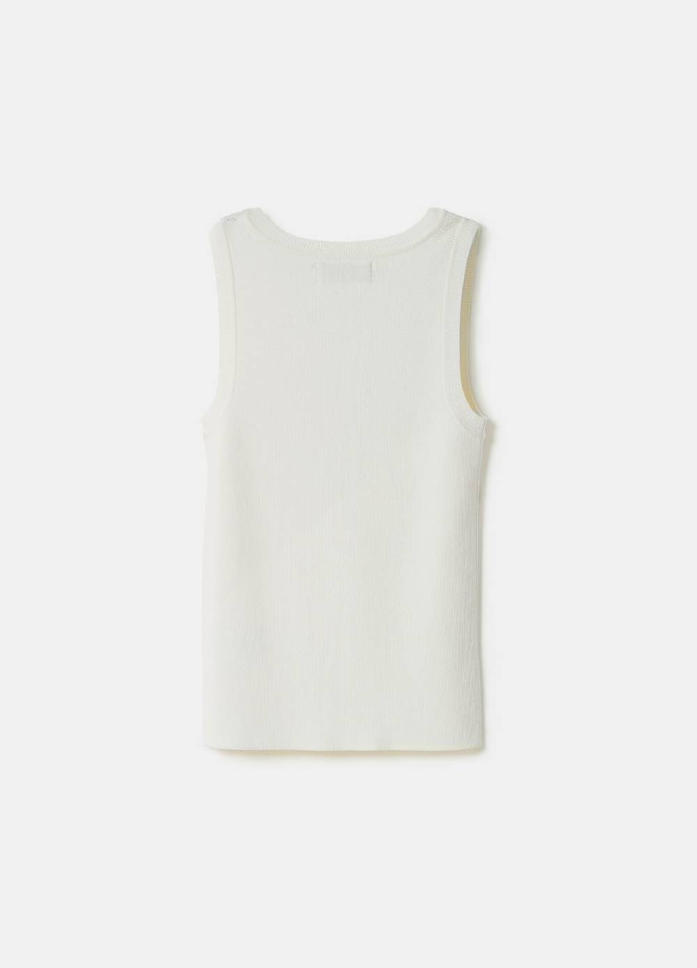 Ovs Tank top a costine con scollo rotondo Spedizione Gratuita