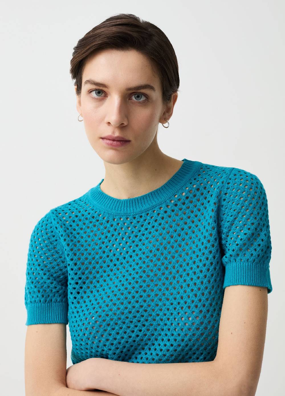 Ovs Maglia traforata con maniche corte Offerta