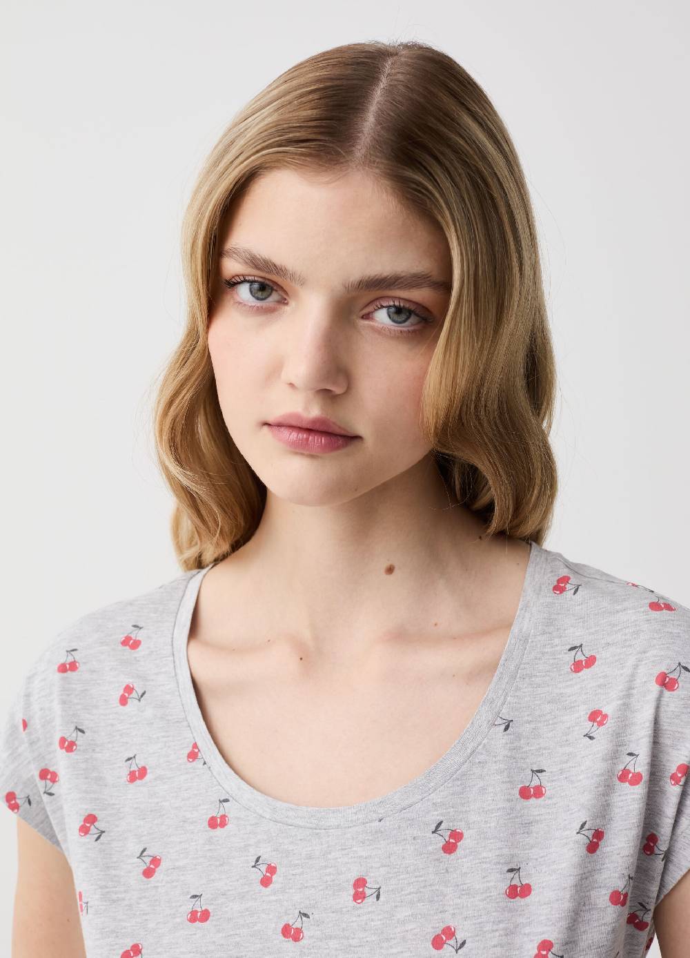 Ovs Camicia da notte con stampa ciliegie Outlet