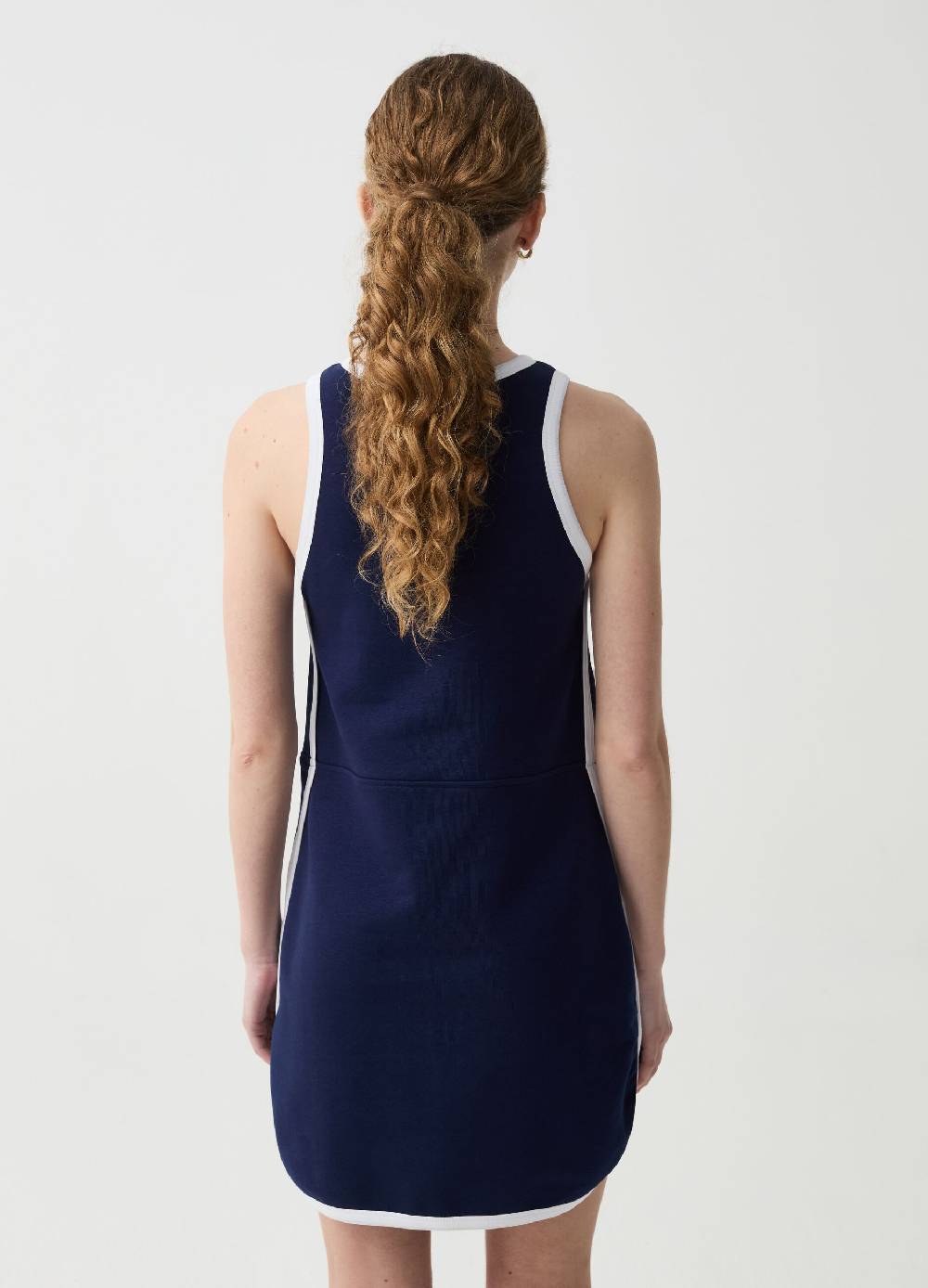 Ovs Vestito Essential corto con profili a contrasto In Vendita
