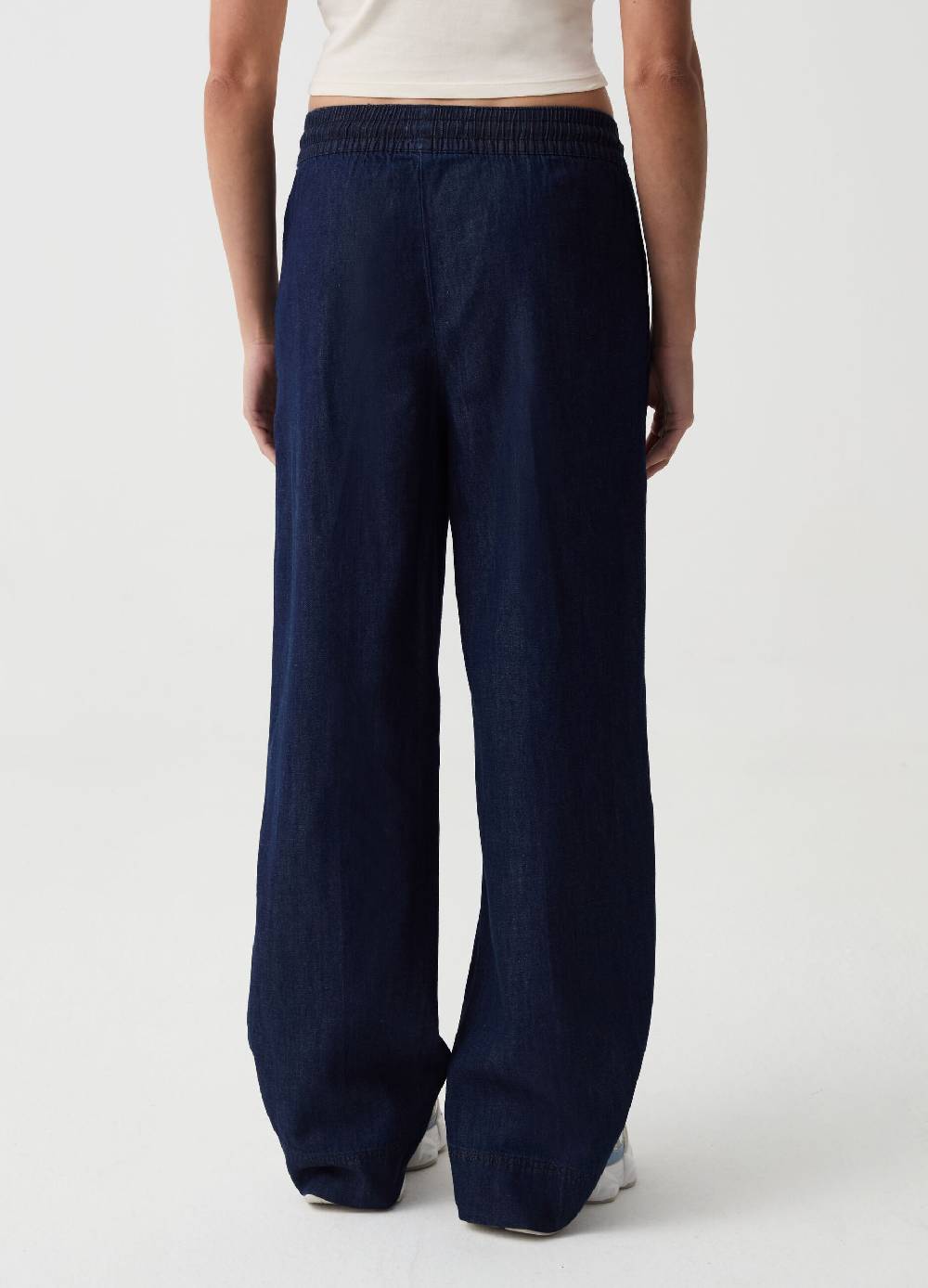 Ovs Joggers relaxed fit in denim con coulisse Fino al 55% di sconto