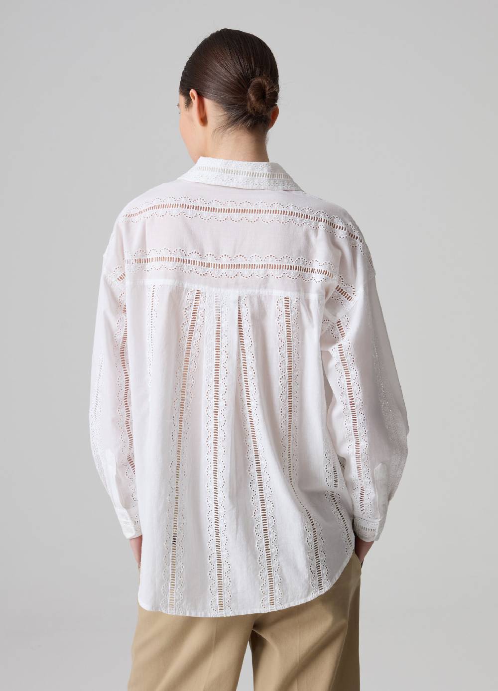 Ovs Camicia over con dettagli traforati e sangallo Nuovo
