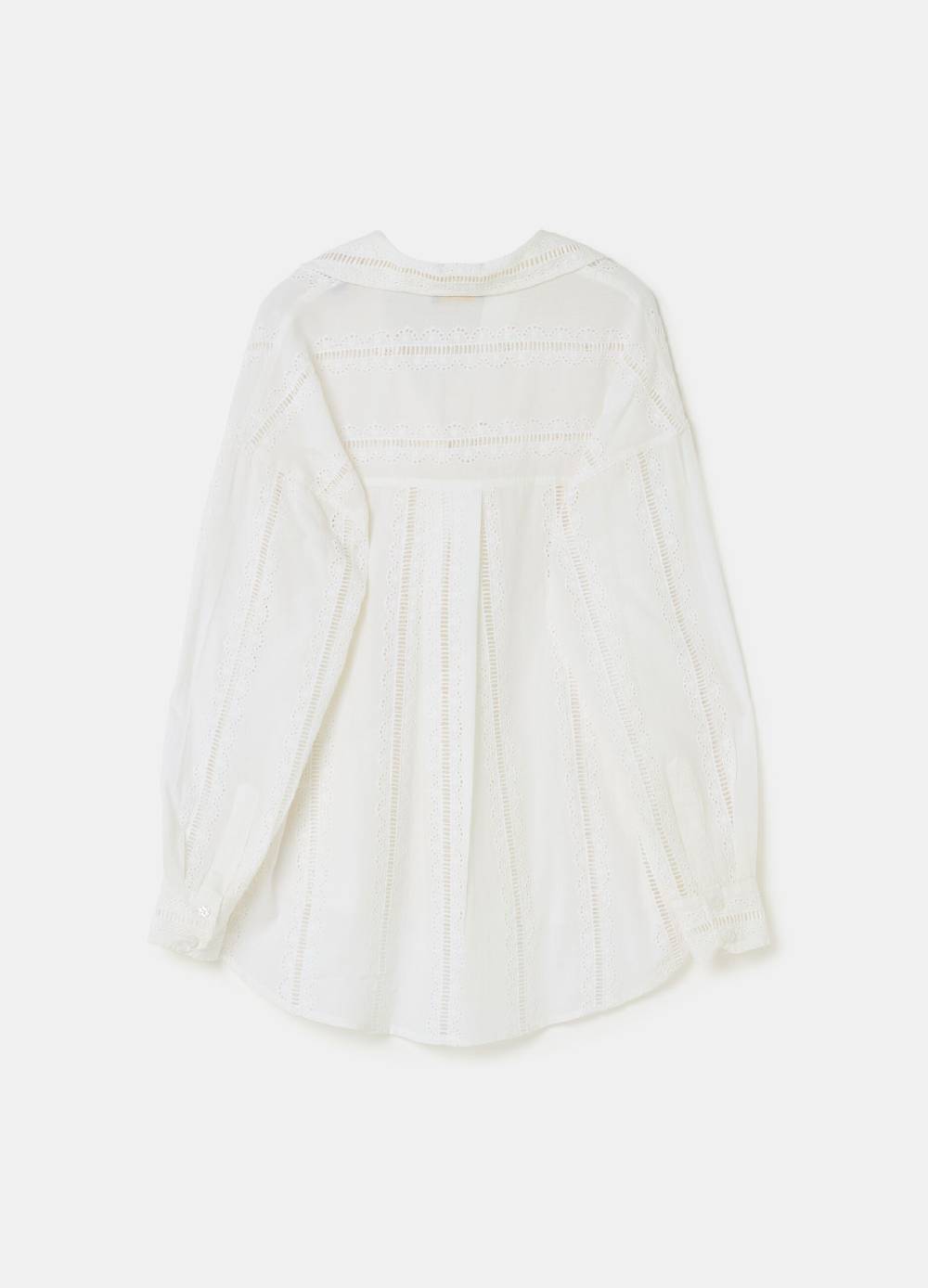 Ovs Camicia over con dettagli traforati e sangallo Nuovo