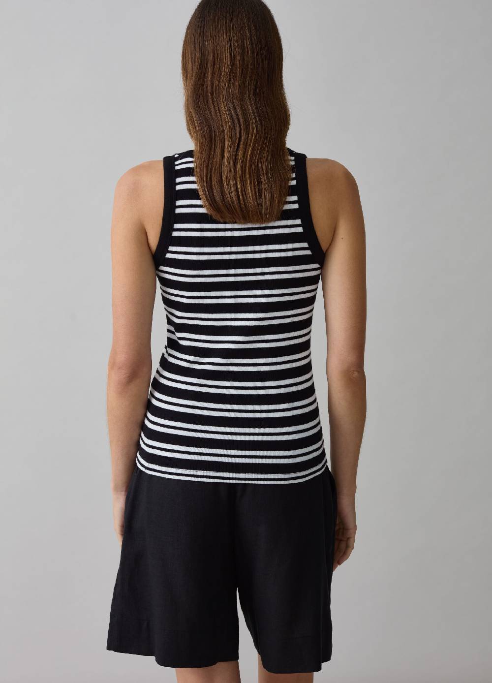Ovs Tank top a costine fantasia a righe Vendita
