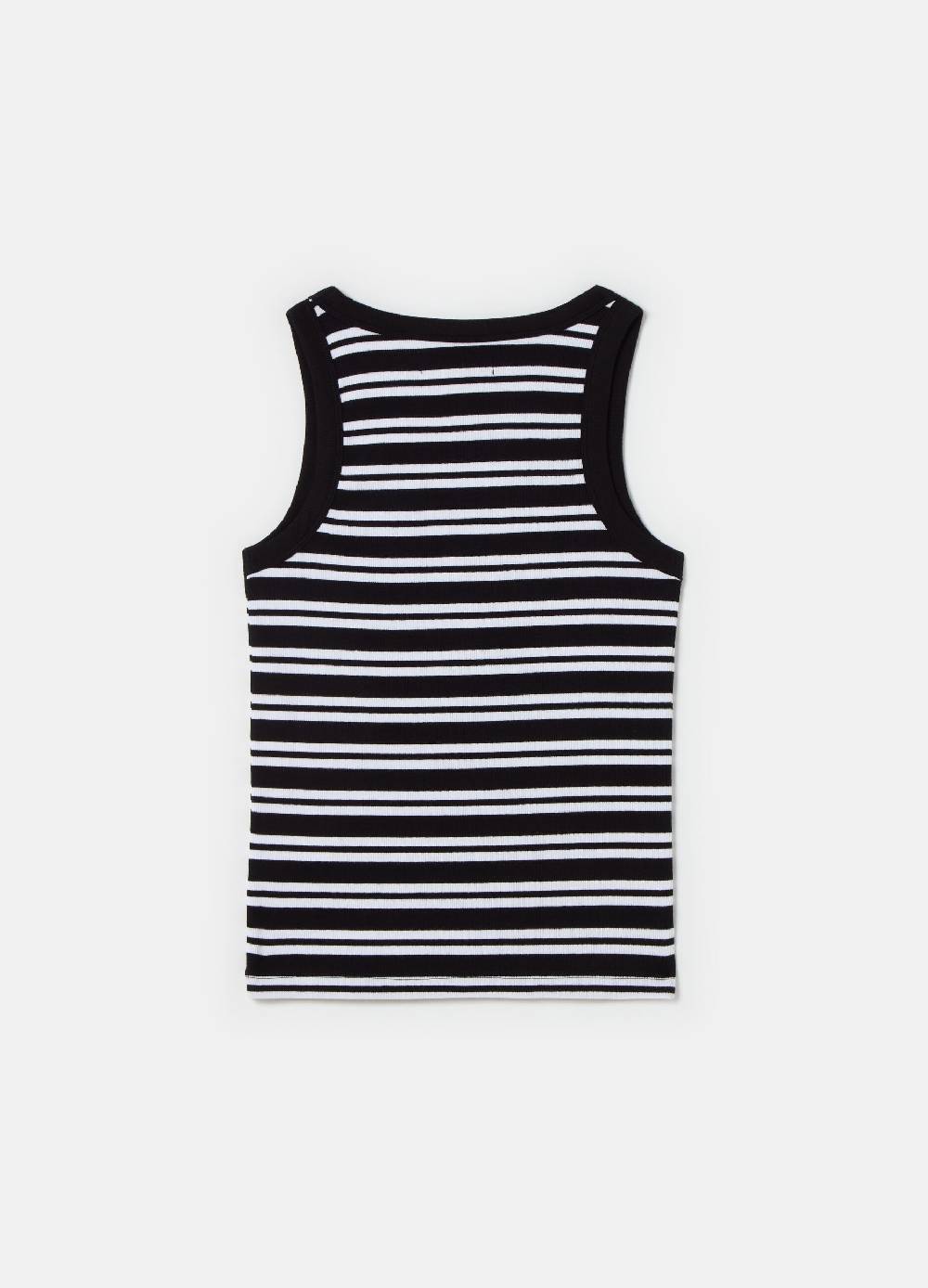 Ovs Tank top a costine fantasia a righe Vendita