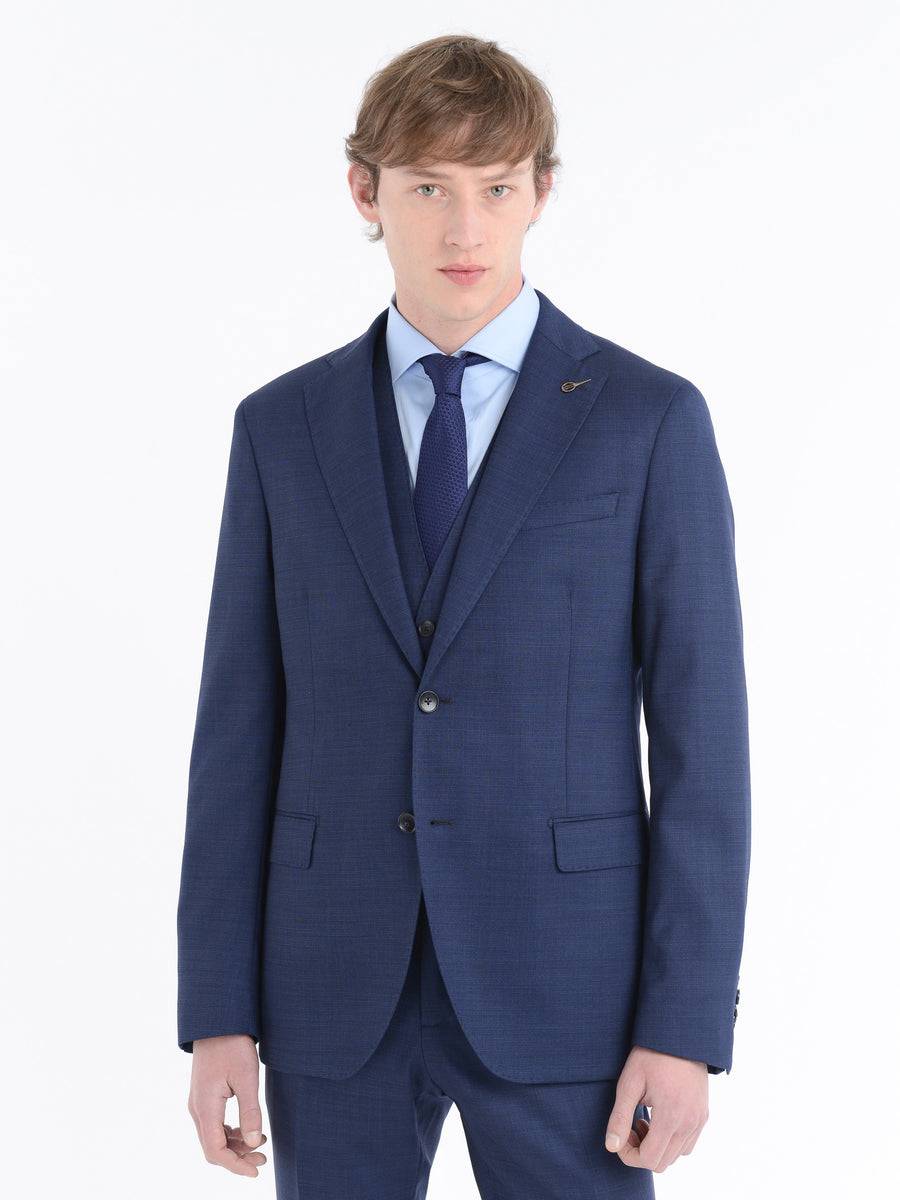 Paoloni Abito con gilet microarmatura lana stretch Outlet