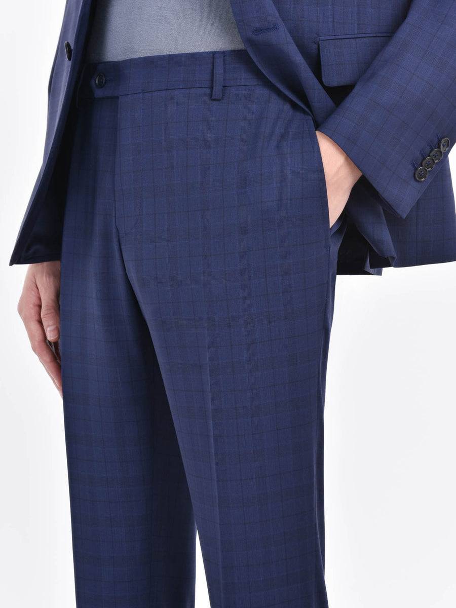 Paoloni Abito slim check lana 100`S Saldi