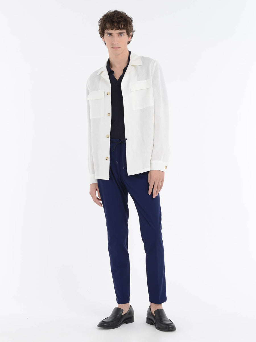Paoloni Overshirt lino delavè Affare Del Giorno