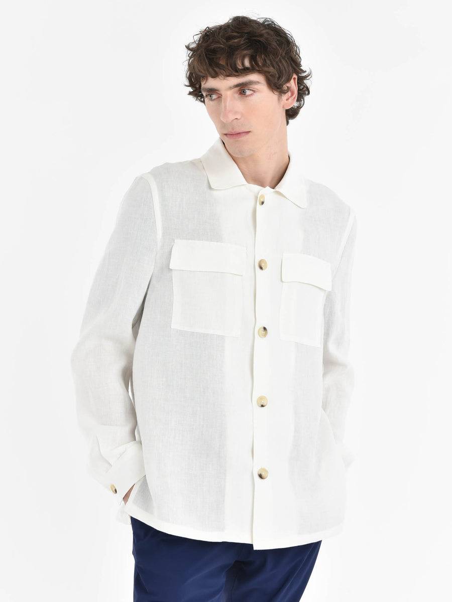 Paoloni Overshirt lino delavè Affare Del Giorno