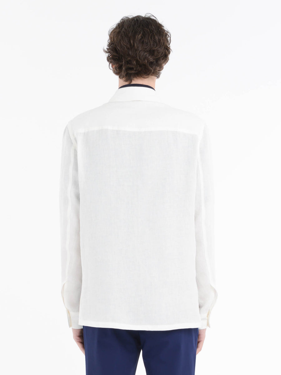 Paoloni Overshirt lino delavè Affare Del Giorno