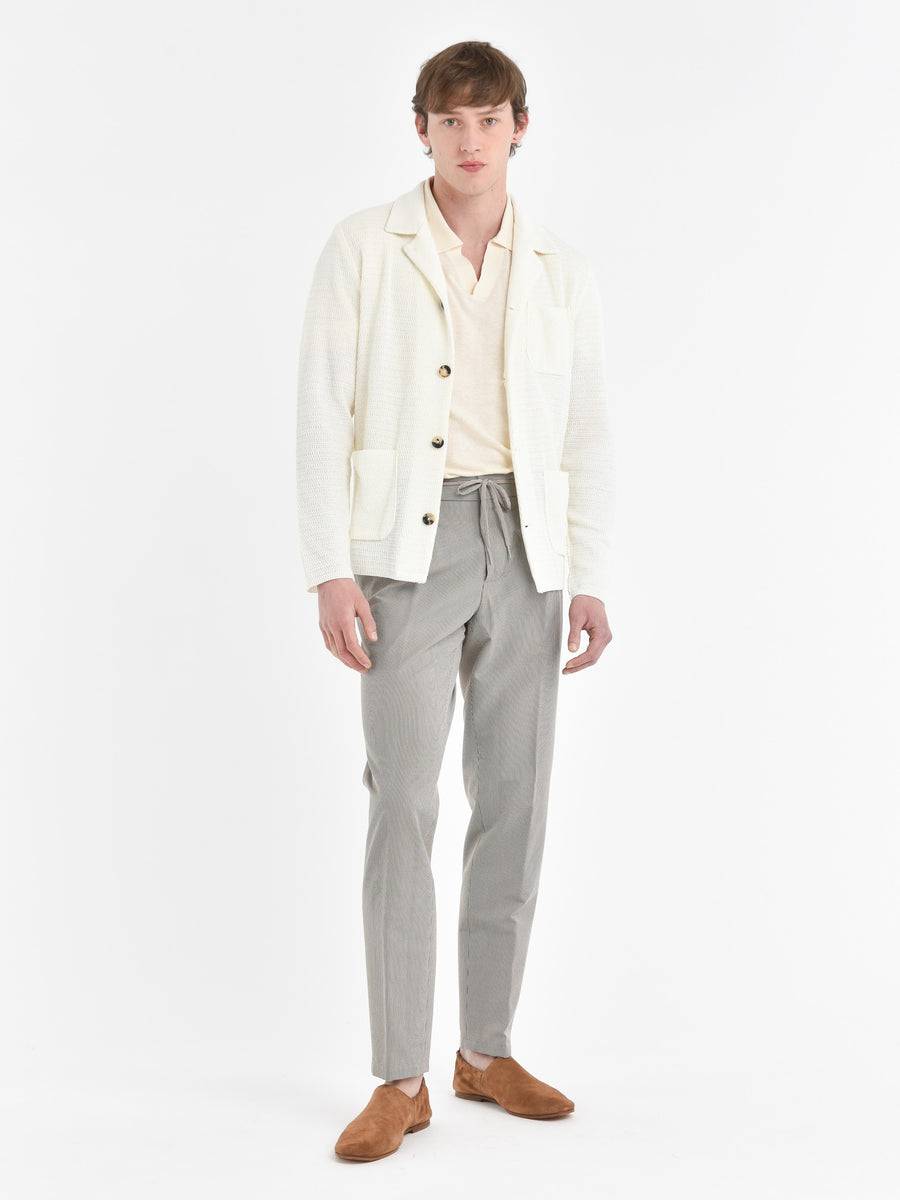 Paoloni Overshirt in maglia misto cotone Sottocosto