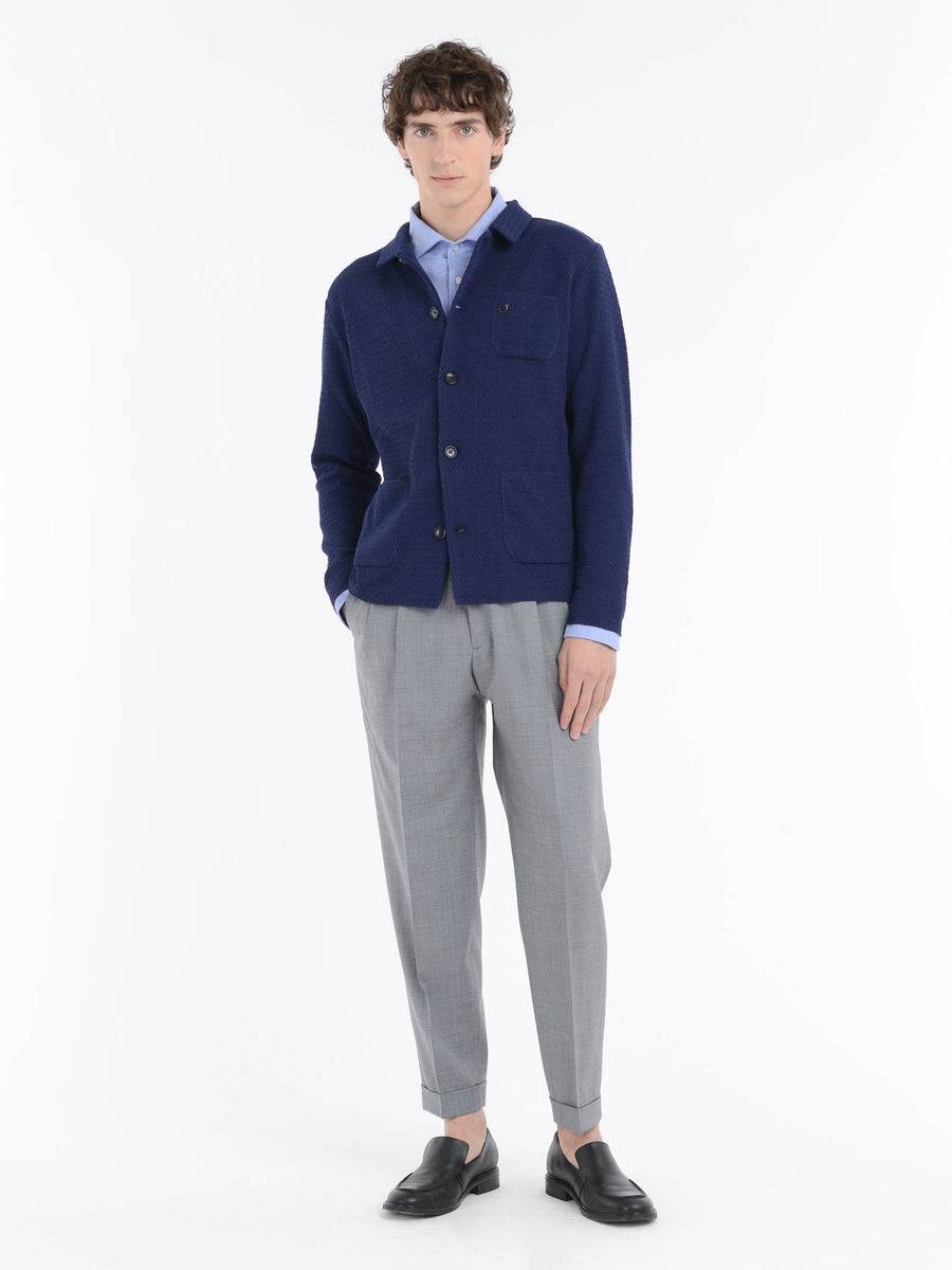 Paoloni Overshirt in maglia misto cotone Convenienza