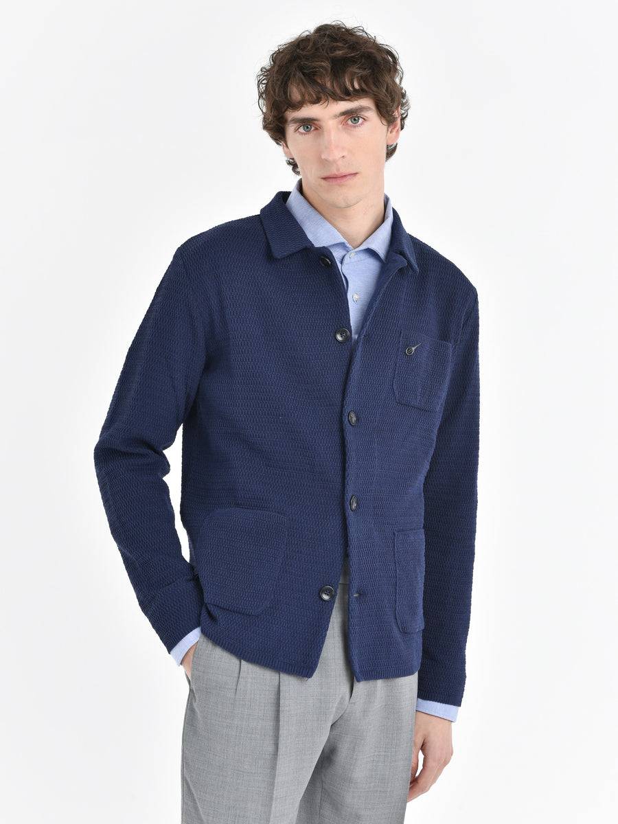 Paoloni Overshirt in maglia misto cotone Convenienza