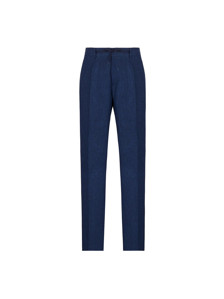 Paoloni Pantalone jogging lino delavè Sconto