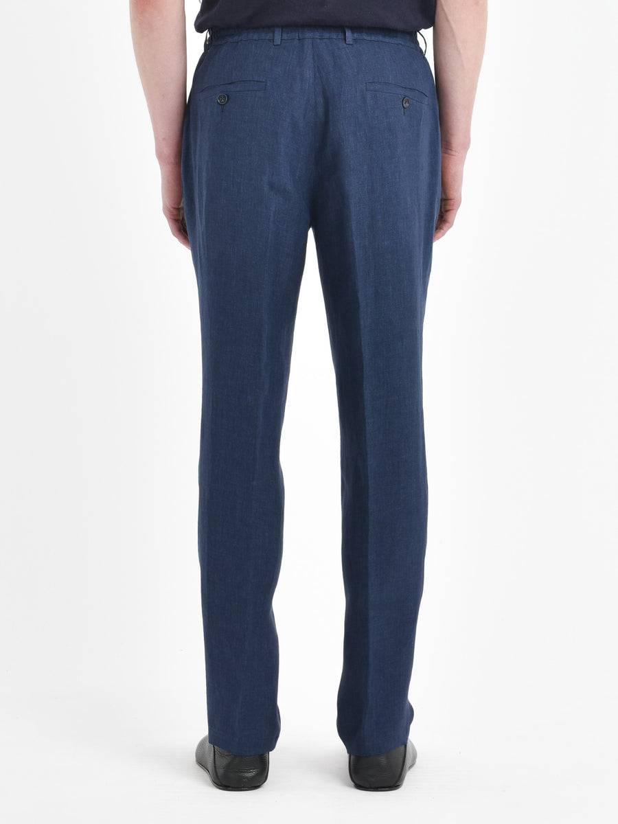 Paoloni Pantalone jogging lino delavè Sconto