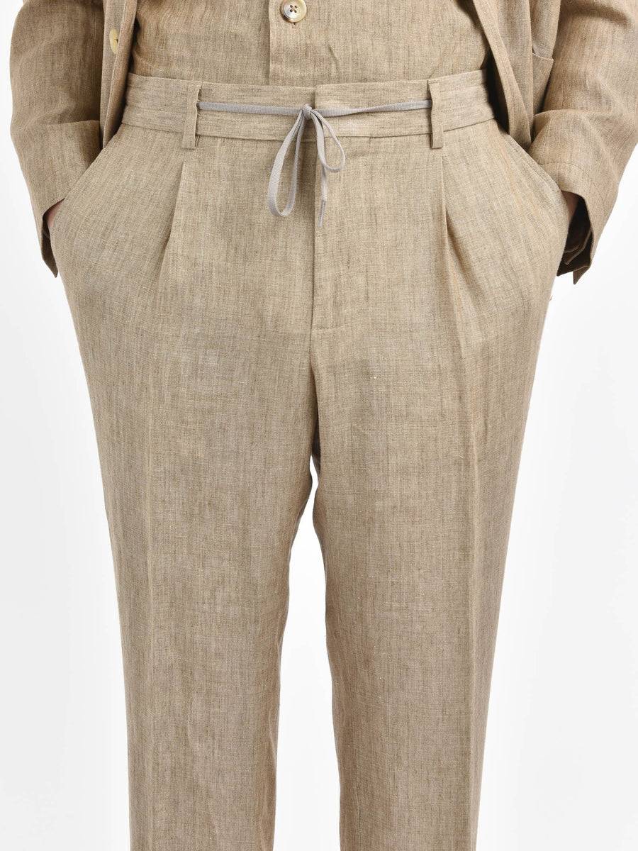 Paoloni Pantalone jogging lino delavè Economico