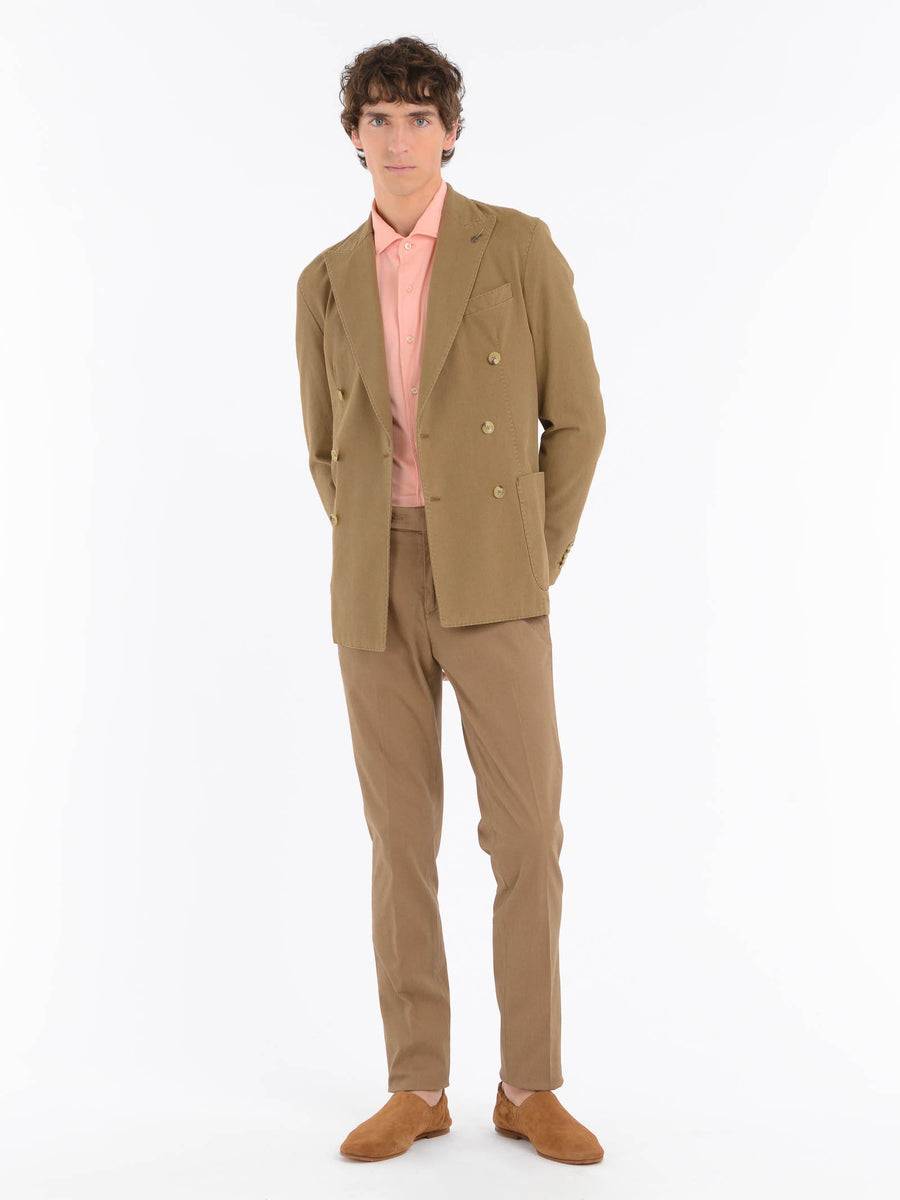 Paoloni Pantalone slim misto cotone stretch Nuova