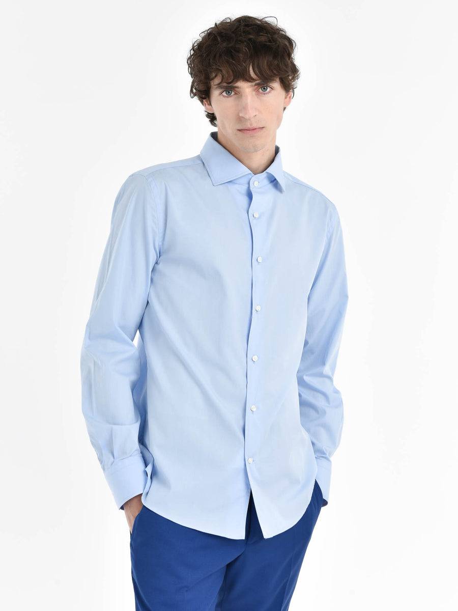Paoloni Camicia regular popeline di cotone Nuovo