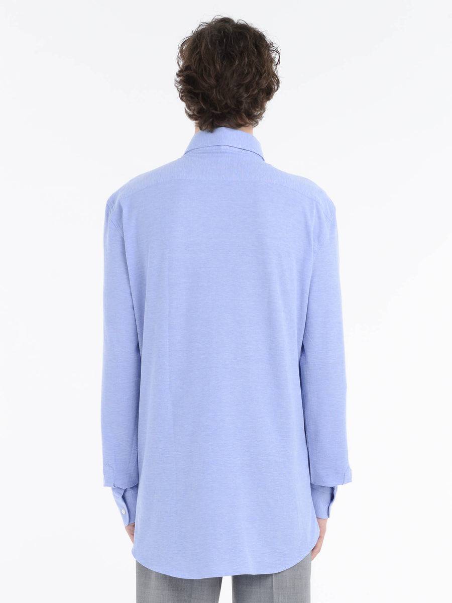 Paoloni Camicia regular piquet di jersey in cotone Spedizione Gratuita