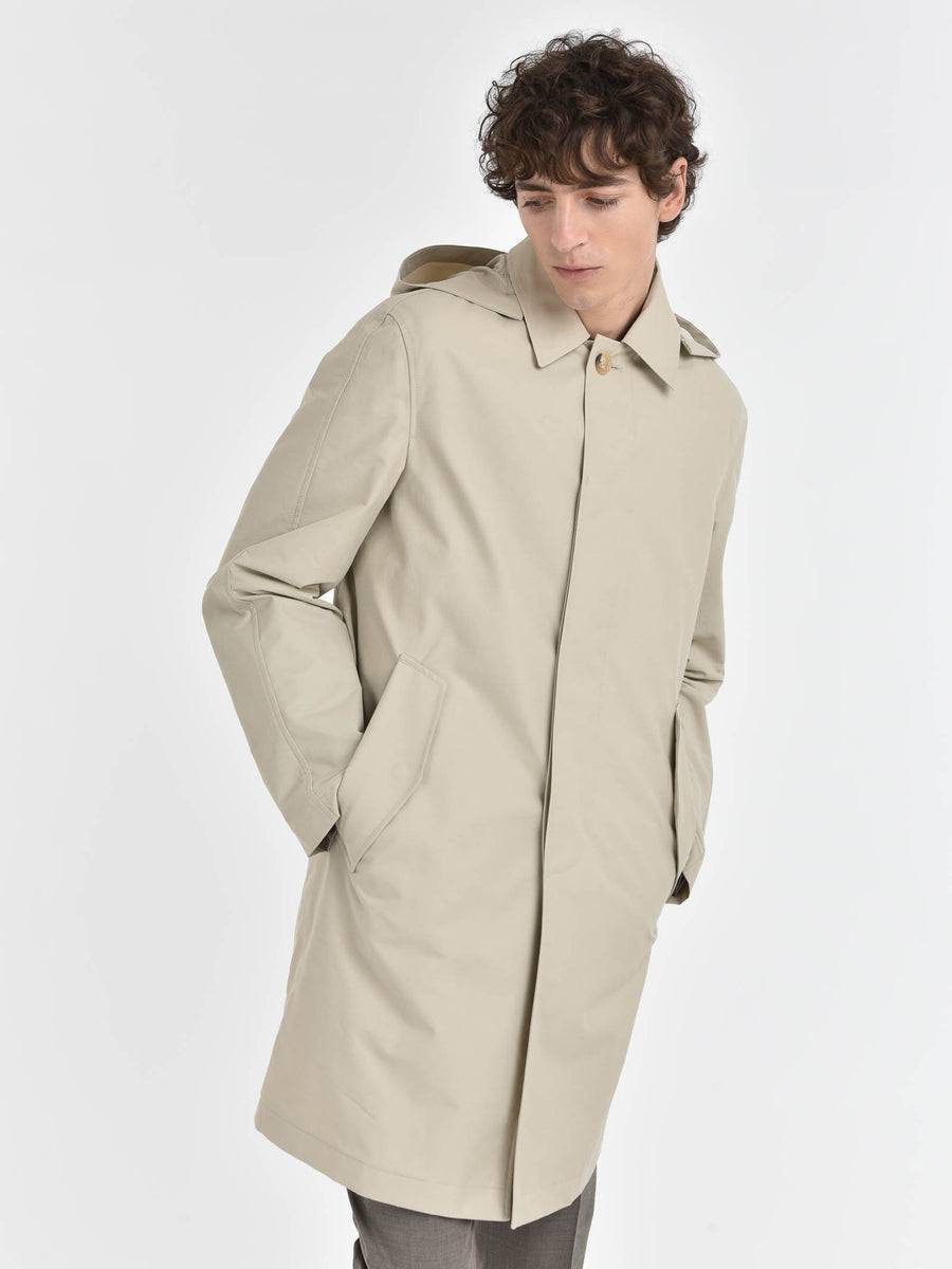Paoloni Trench sfoderato gabardina tecnica misto cotone Soddisfazione Garantita