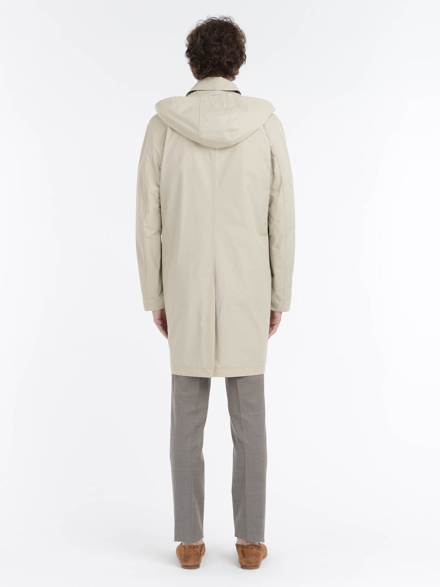 Paoloni Trench sfoderato gabardina tecnica misto cotone Soddisfazione Garantita