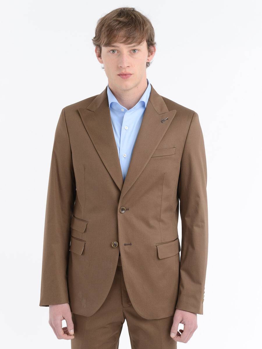 Paoloni Abito slim raso di cotone stretch Presa