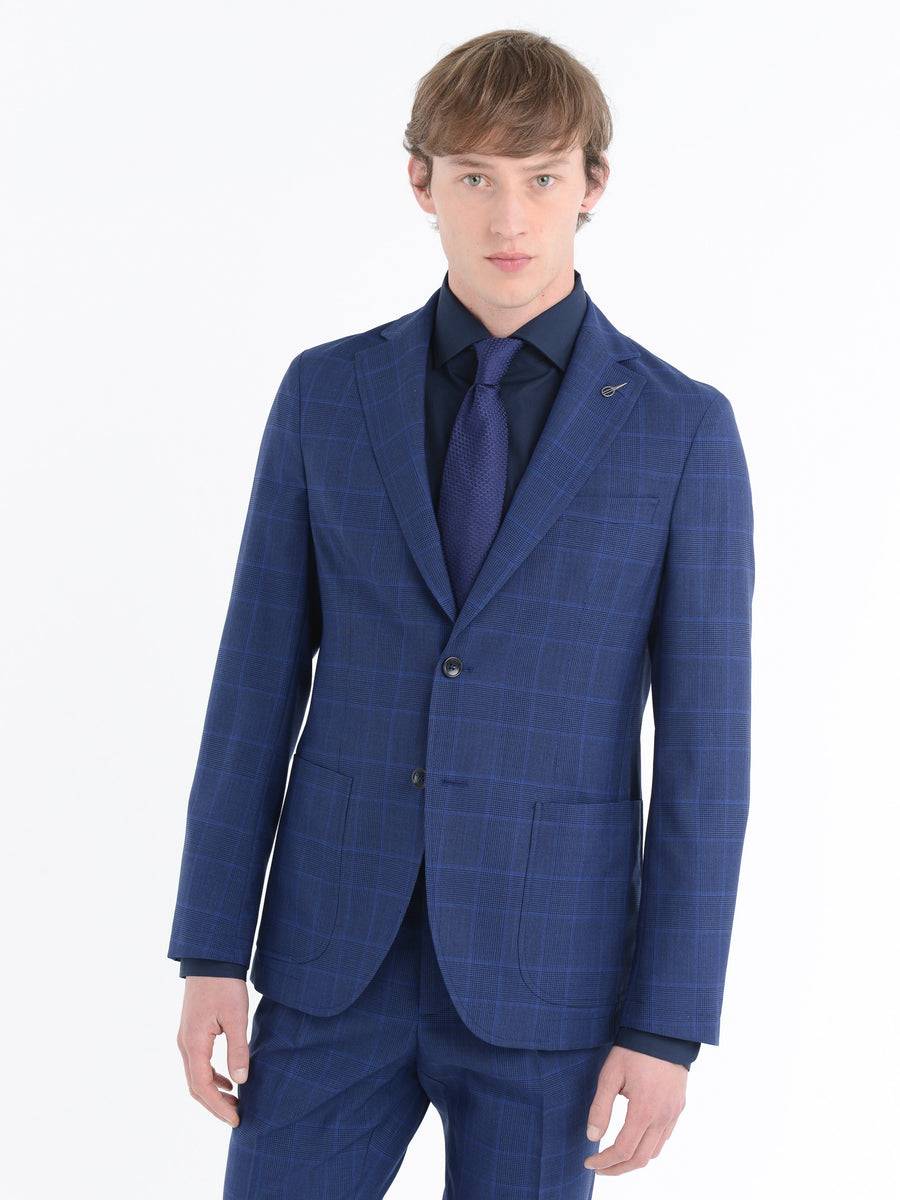 Paoloni Abito sfoderato check 'ton sur ton' Offerta