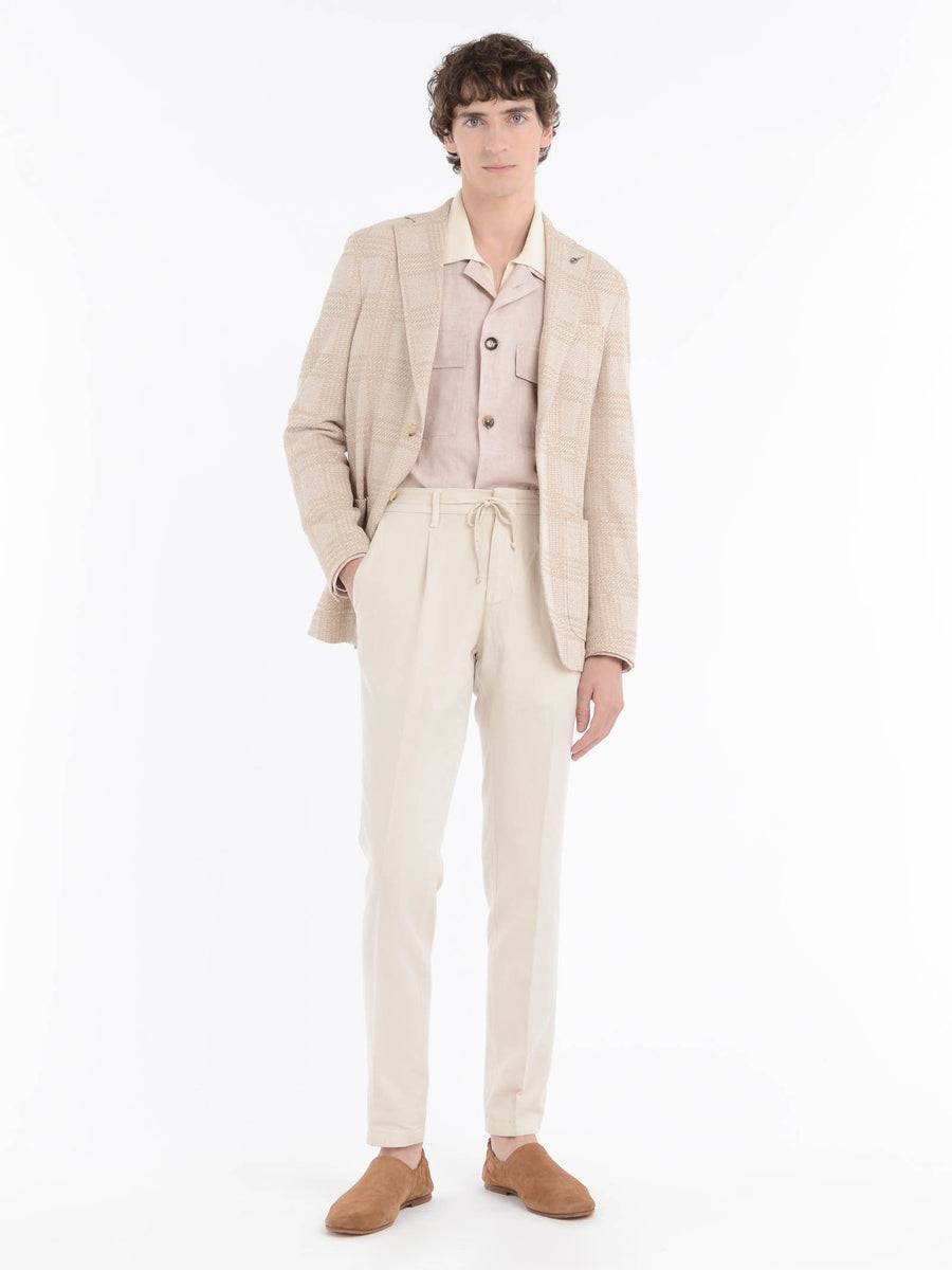 Paoloni Pantalone jogging gabardina misto cotone Vendita Economica