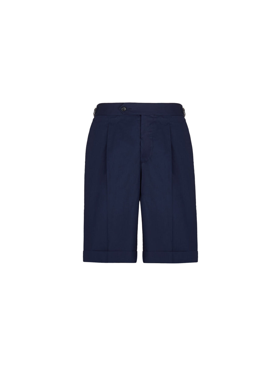 Paoloni Bermuda con risvolto cotone stretch Nuova