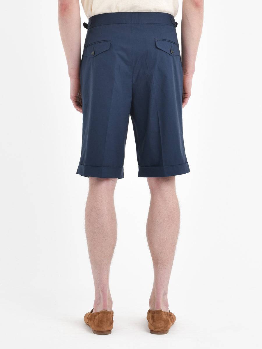 Paoloni Bermuda con risvolto cotone stretch Nuova