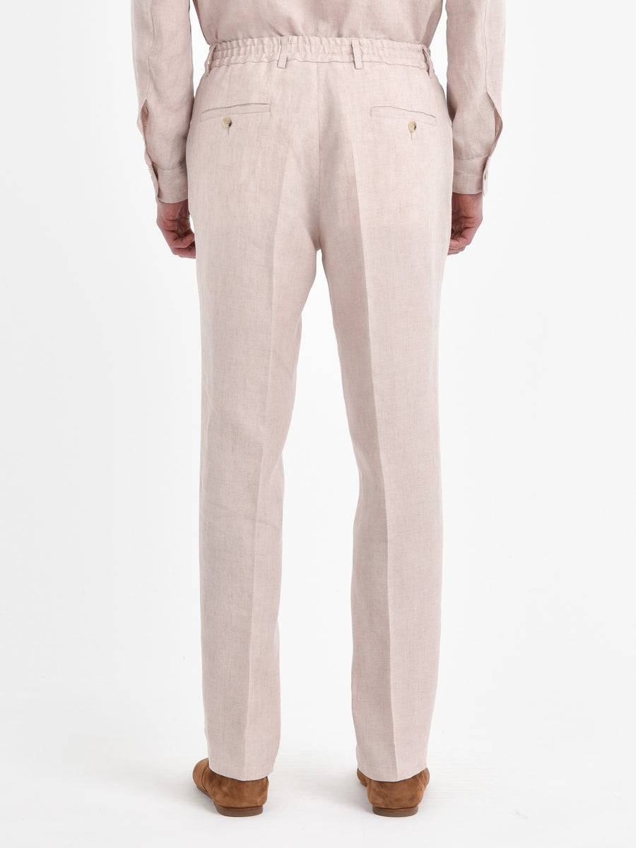 Paoloni Pantalone jogging lino delavè Italy