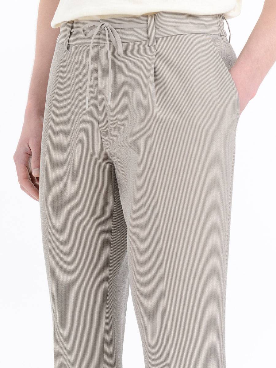 Paoloni Pantalone jogging seersucker gessato In Linea