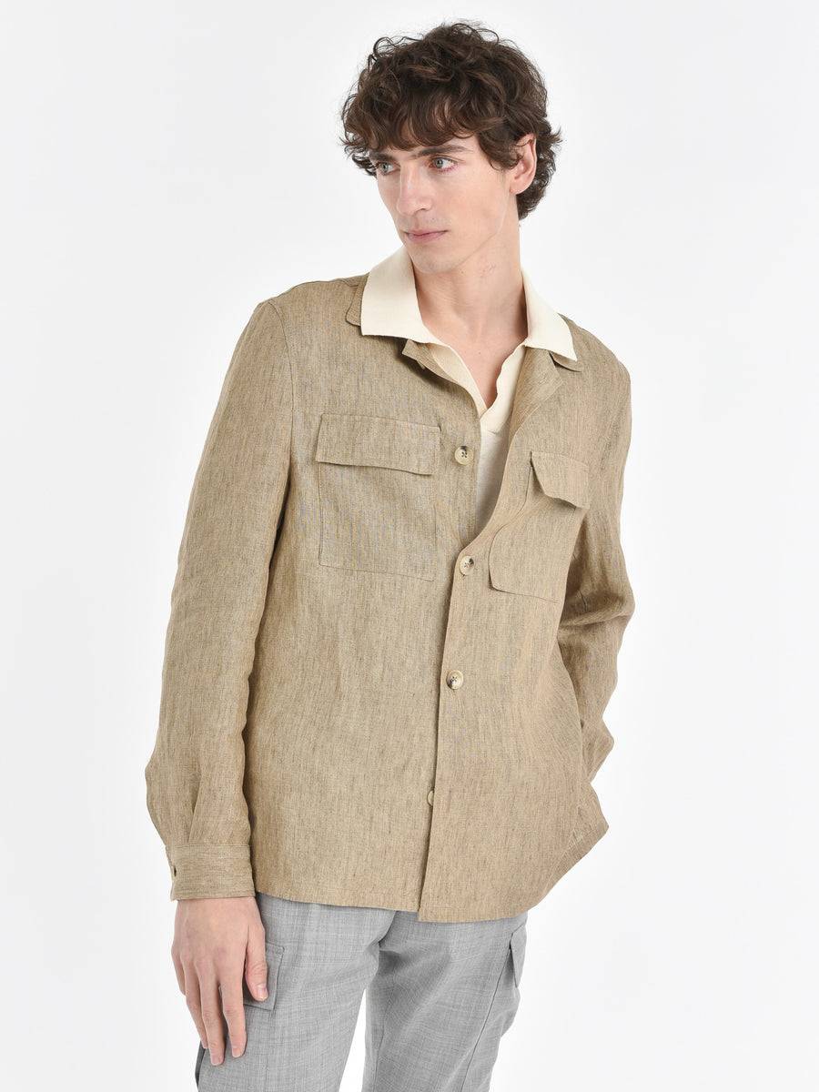 Paoloni Overshirt lino delavè Promozione Limitata